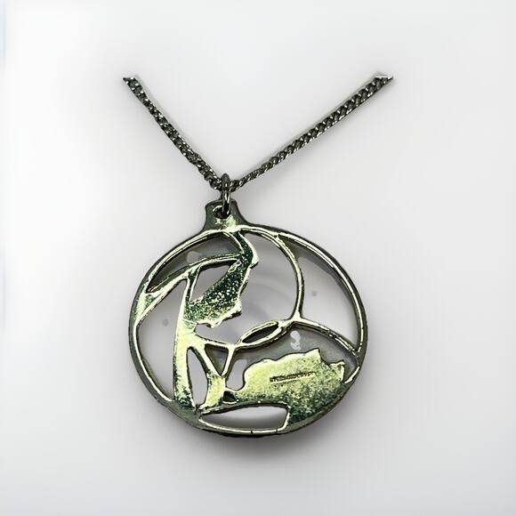 Creed STERLING SILVER Religious Virgin Mary & Child Pendant Necklace - 18” - Picture 6 of 14